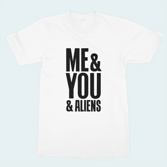 Me & You & Aliens short sleeve T-shirt