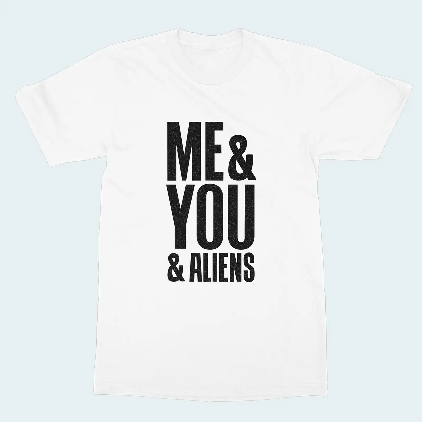 Me & You & Aliens short sleeve T-shirt