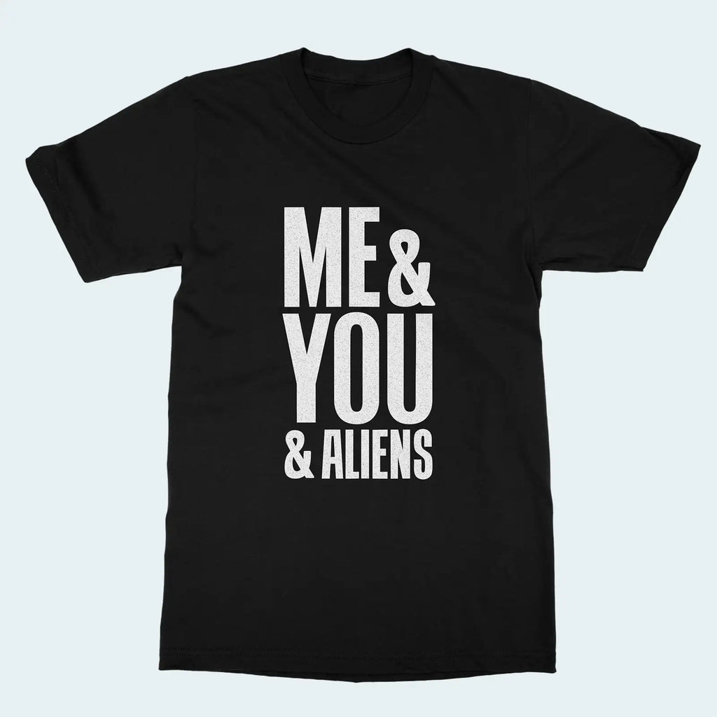 Me & You & Aliens short sleeve T-shirt