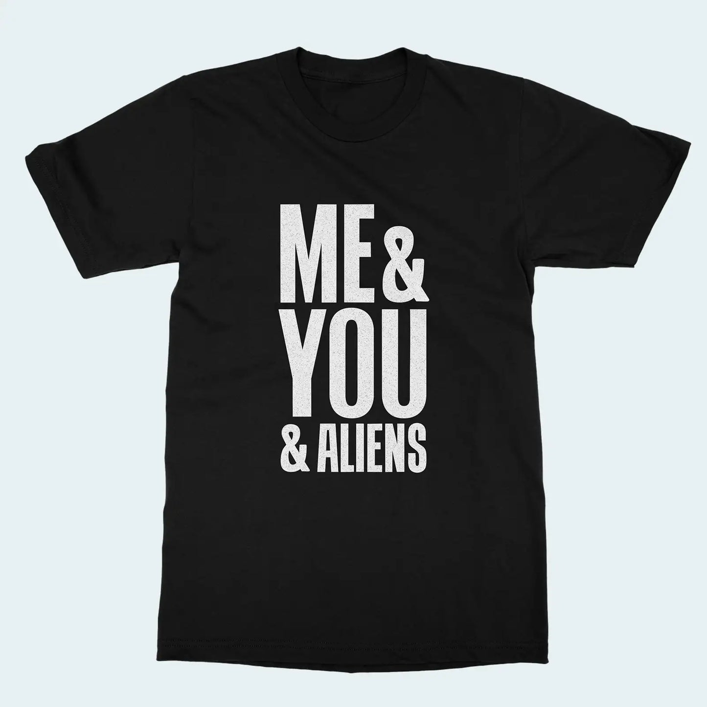 Me & You & Aliens short sleeve T-shirt