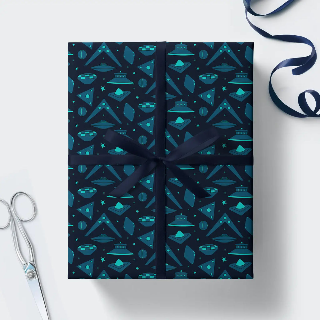 UFO Wrapping Paper