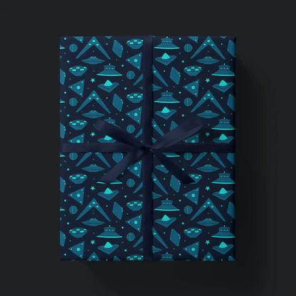 UFO Wrapping Paper